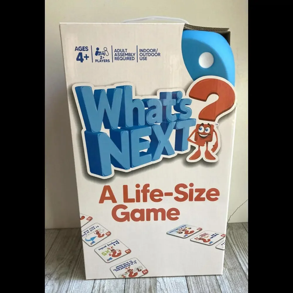 What's Next? A Life-Size Game, Jumbo Sized, Create Memories, Family Game Night